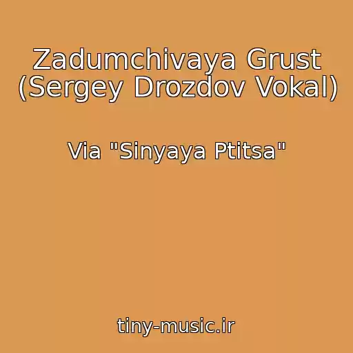کاور آهنگ Zadumchivaya Grust (Sergey Drozdov Vokal) از Via "Sinyaya Ptitsa"