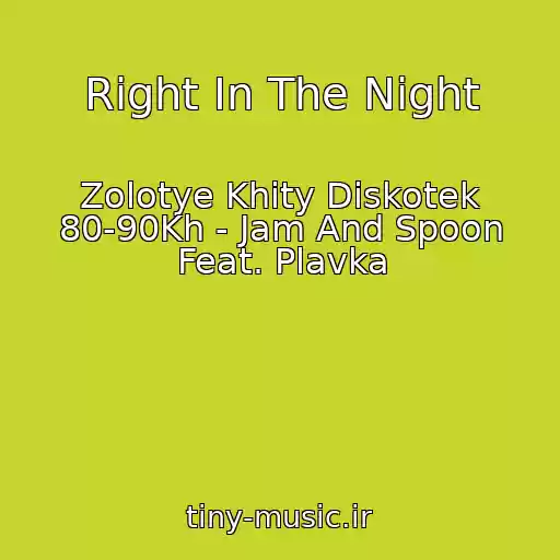 کاور آهنگ Right In The Night از Zolotye Khity Diskotek 80-90Kh - Jam And Spoon Feat. Plavka