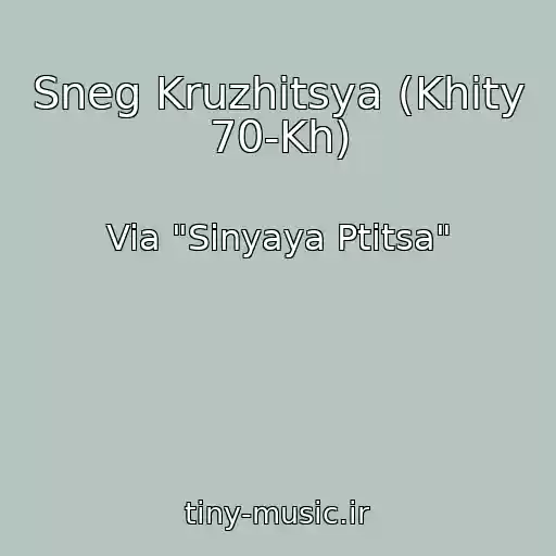 کاور آهنگ Sneg Kruzhitsya (Khity 70-Kh) از Via "Sinyaya Ptitsa"