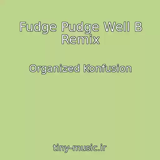 کاور آهنگ Fudge Pudge Well B Remix از Organized Konfusion