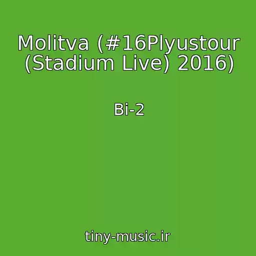 کاور آهنگ Molitva (#16Plyustour (Stadium Live) 2016) از Bi-2