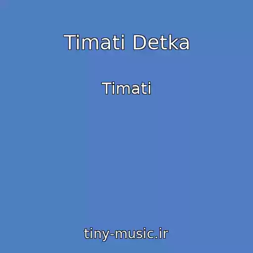 کاور آهنگ Timati Detka از Timati
