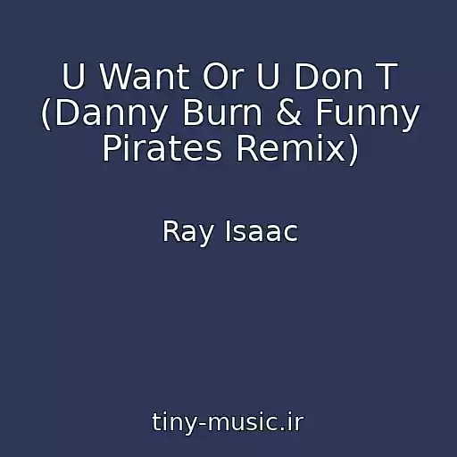 کاور آهنگ U Want Or U Don T (Danny Burn & Funny Pirates Remix) از Ray Isaac