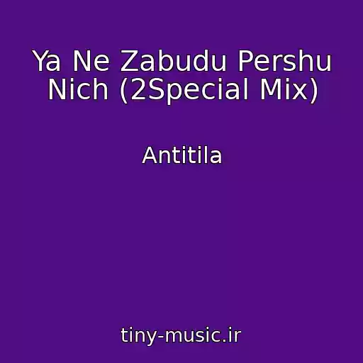 کاور آهنگ Ya Ne Zabudu Pershu Nіch (2Special Mix) از Antitіla
