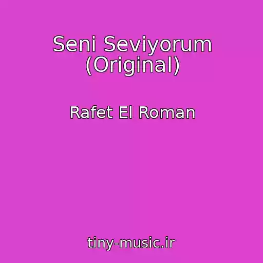 کاور آهنگ Seni Seviyorum (Original) از Rafet El Roman