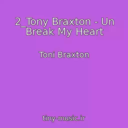 کاور آهنگ 2_Tony Braxton - Un Break My Heart از Toni Braxton