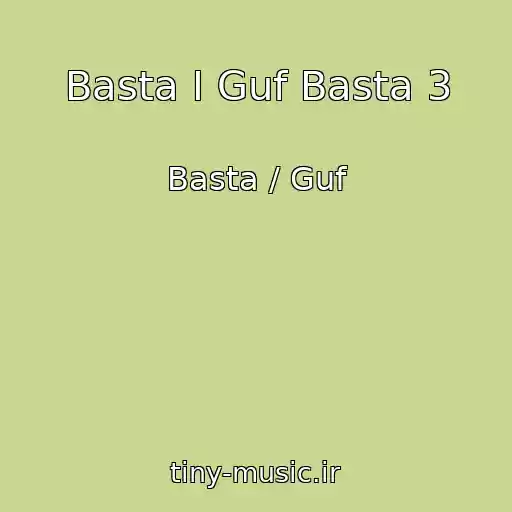 کاور آهنگ Basta I Guf Basta 3 از Basta / Guf