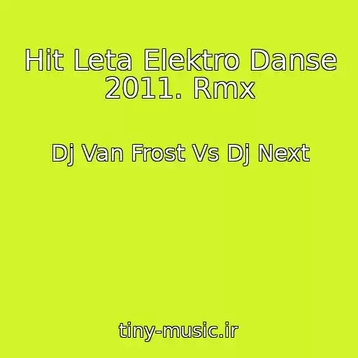 کاور آهنگ Hit Leta Elektro Danse 2011. Rmx از Dj Van Frost Vs Dj Next