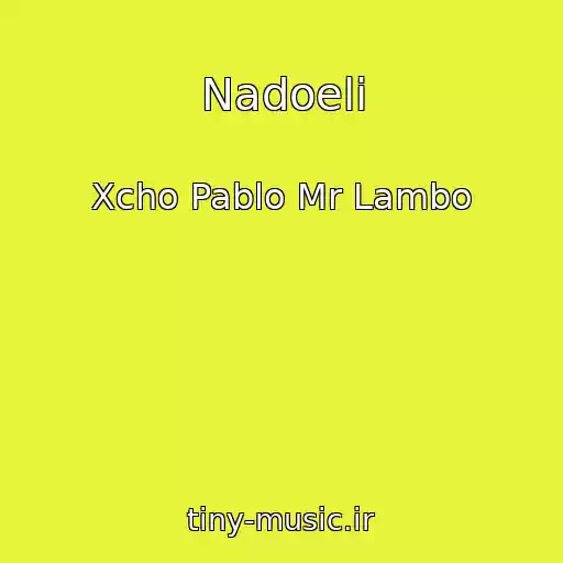 کاور آهنگ Nadoeli از Xcho Pablo Mr Lambo