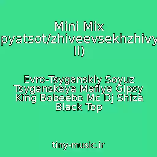 کاور آهنگ Mini Mix (Molodezz/popyatsot/zhiveevsekhzhivykh/popyatsot Ii) از Evro-Tsyganskiy Soyuz Tsyganskaya Mafiya Gipsy King Bobeebo Mc Dj Shiza Black Top