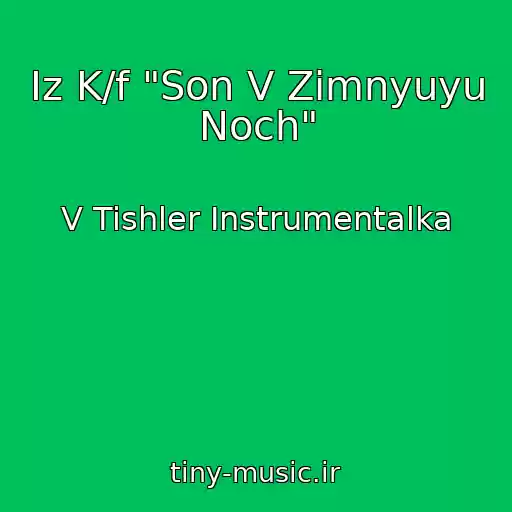 کاور آهنگ Iz K/f "Son V Zimnyuyu Noch" از V Tishler Instrumentalka