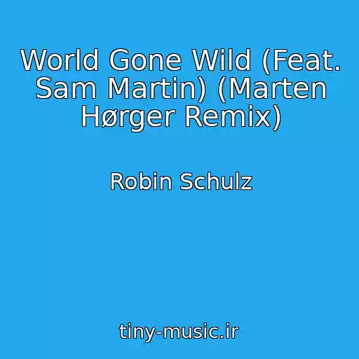 کاور آهنگ World Gone Wild (Feat. Sam Martin) (Marten Hørger Remix) از Robin Schulz