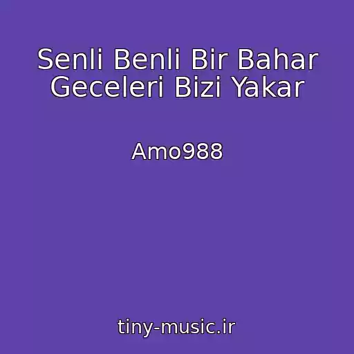 کاور آهنگ Senli Benli Bir Bahar Geceleri Bizi Yakar از Amo988