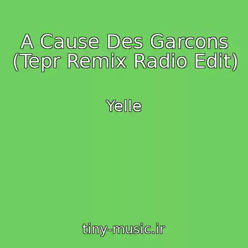 کاور آهنگ A Cause Des Garcons (Tepr Remix Radio Edit) از Yelle