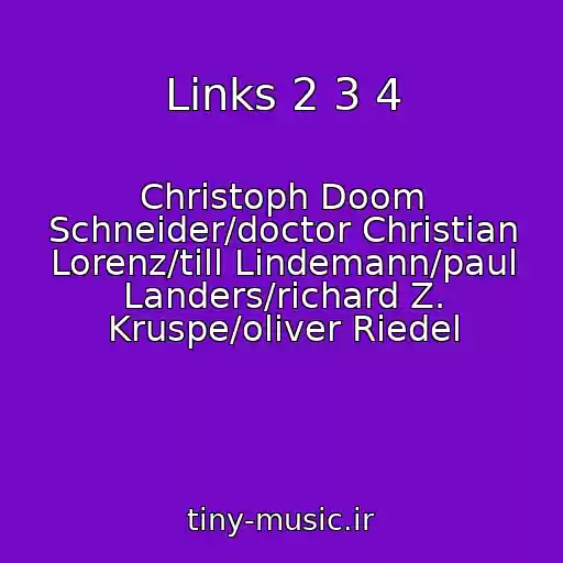 کاور آهنگ Links 2 3 4 از Christoph Doom Schneider/doctor Christian Lorenz/till Lindemann/paul Landers/richard Z. Kruspe/oliver Riedel