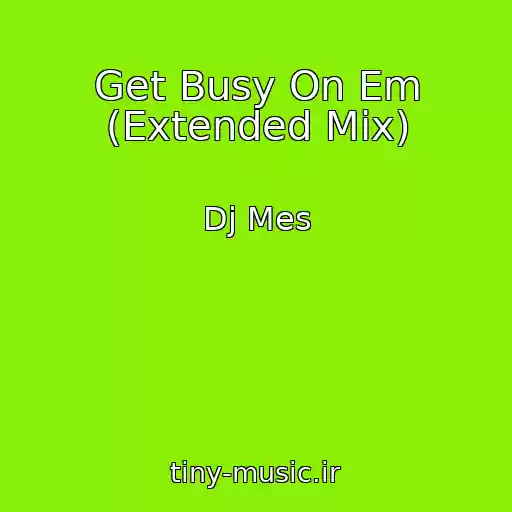 کاور آهنگ Get Busy On Em (Extended Mix) از Dj Mes