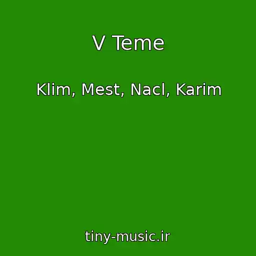 کاور آهنگ V Teme از Klim, Mest, Nacl, Karim