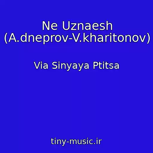کاور آهنگ Ne Uznaesh (A.dneprov-V.kharitonov) از Via Sinyaya Ptitsa