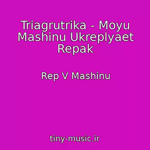کاور آهنگ Triagrutrika - Moyu Mashinu Ukreplyaet Repak از Rep V Mashinu