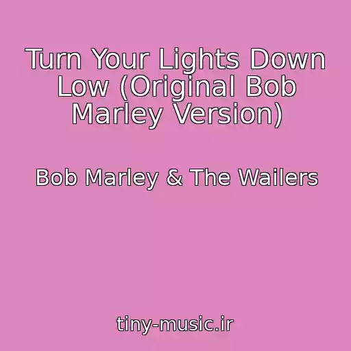 کاور آهنگ Turn Your Lights Down Low (Original Bob Marley Version) از Bob Marley & The Wailers