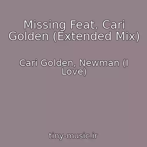 کاور آهنگ Missing Feat. Cari Golden (Extended Mix) از Cari Golden, Newman (I Love)
