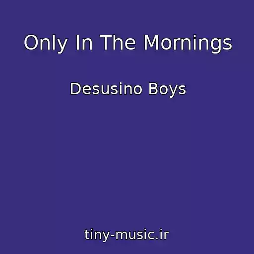 کاور آهنگ Only In The Mornings از Desusino Boys
