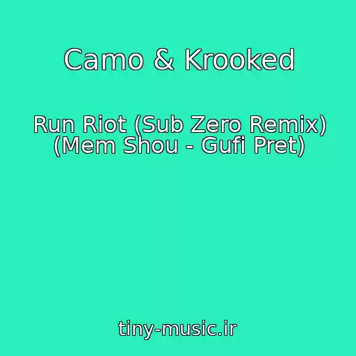 کاور آهنگ Camo & Krooked از Run Riot (Sub Zero Remix) (Mem Shou - Gufi Pret)