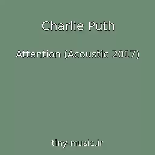 کاور آهنگ Charlie Puth از Attention (Acoustic 2017)