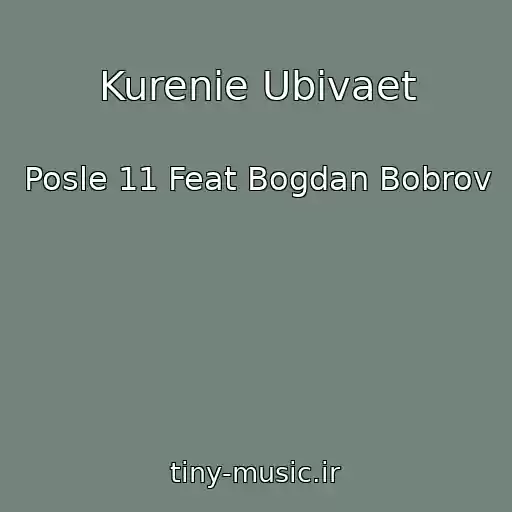 کاور آهنگ Kurenie Ubivaet از Posle 11 Feat Bogdan Bobrov