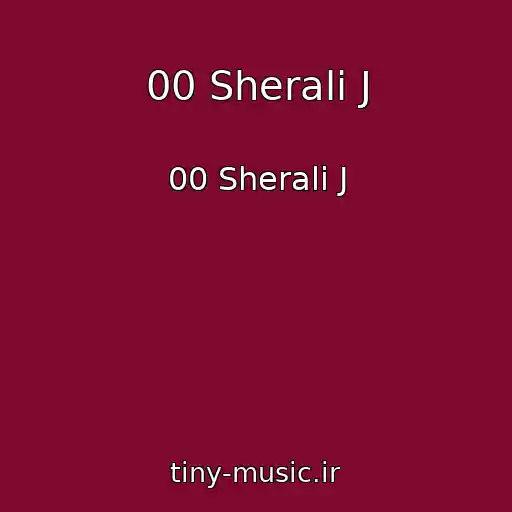 کاور آهنگ 00 Sherali J از 00 Sherali J