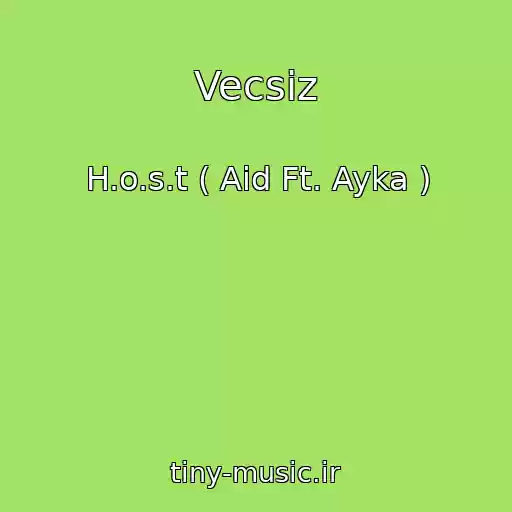 کاور آهنگ Vecsiz از H.o.s.t ( Aid Ft. Ayka )