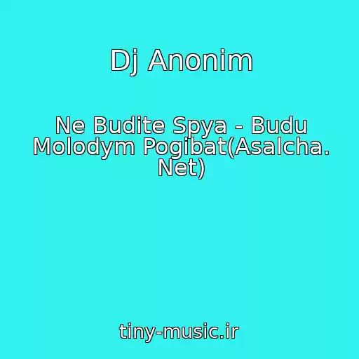 کاور آهنگ Dj Anonim از Ne Budite Spya - Budu Molodym Pogibat(Asalcha. Net)