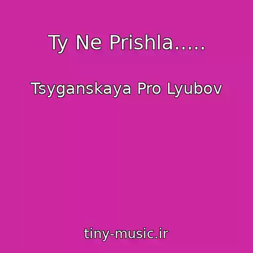 کاور آهنگ Ty Ne Prishla..... از Tsyganskaya Pro Lyubov