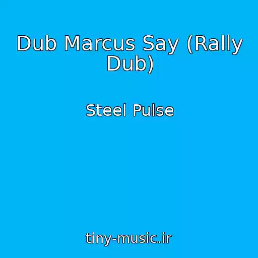 کاور آهنگ Dub Marcus Say (Rally Dub) از Steel Pulse