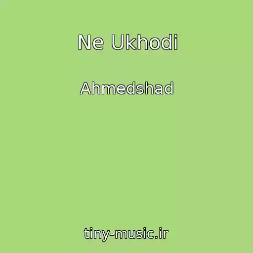 کاور آهنگ Ne Ukhodi از Ahmedshad