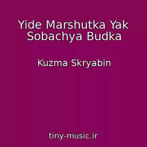 کاور آهنگ Yide Marshutka Yak Sobachya Budka از Kuzma Skryabin