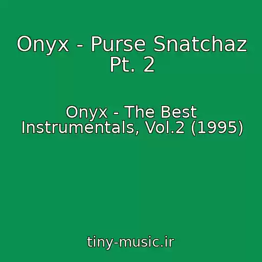کاور آهنگ Onyx - Purse Snatchaz Pt. 2 از Onyx - The Best Instrumentals, Vol.2 (1995)