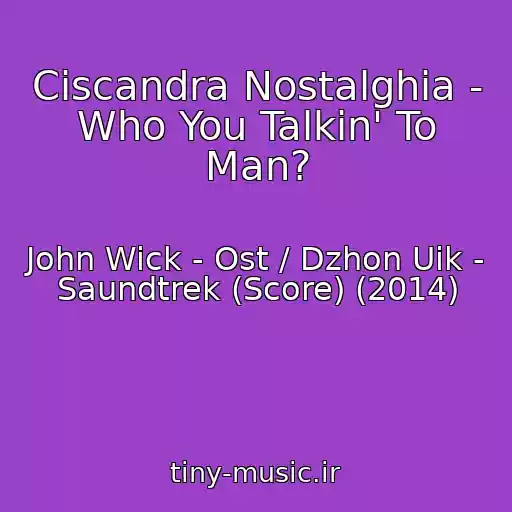 کاور آهنگ Ciscandra Nostalghia - Who You Talkin' To Man? از John Wick - Ost / Dzhon Uik - Saundtrek (Score) (2014)