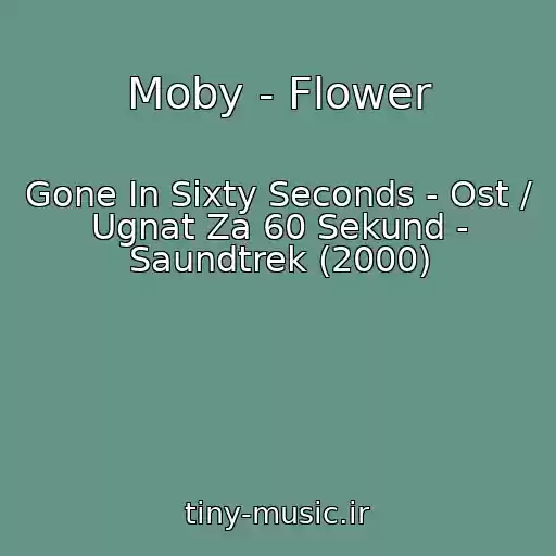 کاور آهنگ Moby - Flower از Gone In Sixty Seconds - Ost / Ugnat Za 60 Sekund - Saundtrek (2000)