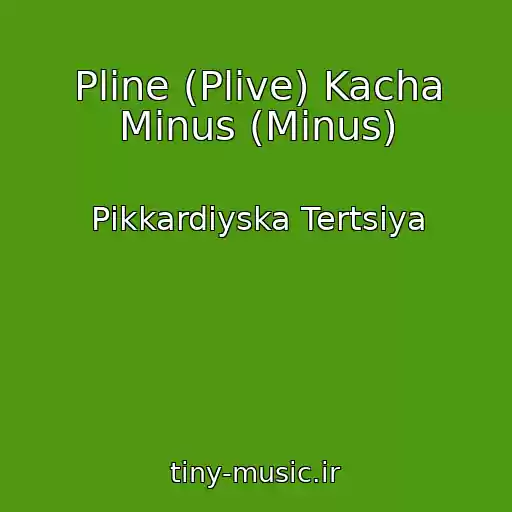 کاور آهنگ Pline (Plive) Kacha Mіnus (Minus) از Pіkkardіyska Tertsіya