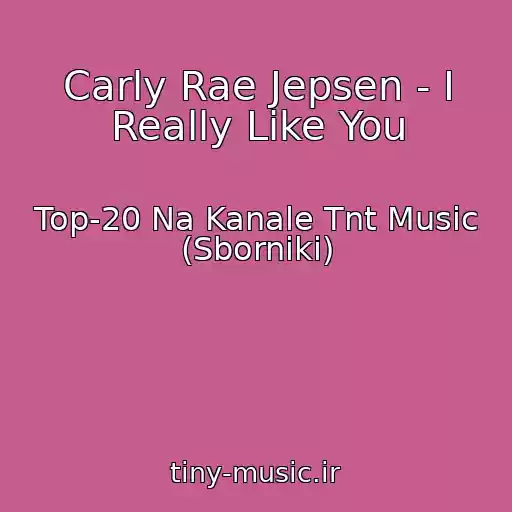 کاور آهنگ Carly Rae Jepsen - I Really Like You از Top-20 Na Kanale Tnt Music (Sborniki)