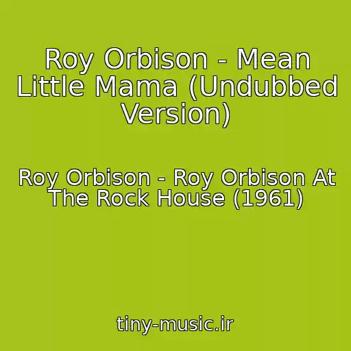 کاور آهنگ Roy Orbison - Mean Little Mama (Undubbed Version) از Roy Orbison - Roy Orbison At The Rock House (1961)