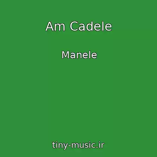 کاور آهنگ Am Cadele از Manele