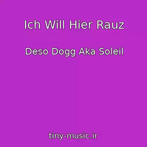 کاور آهنگ Ich Will Hier Rauz از Deso Dogg Aka Soleil