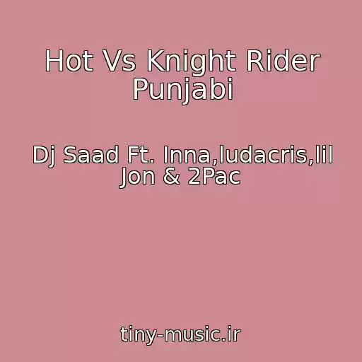 کاور آهنگ Hot Vs Knight Rider Punjabi از Dj Saad Ft. Inna,ludacris,lil Jon & 2Pac