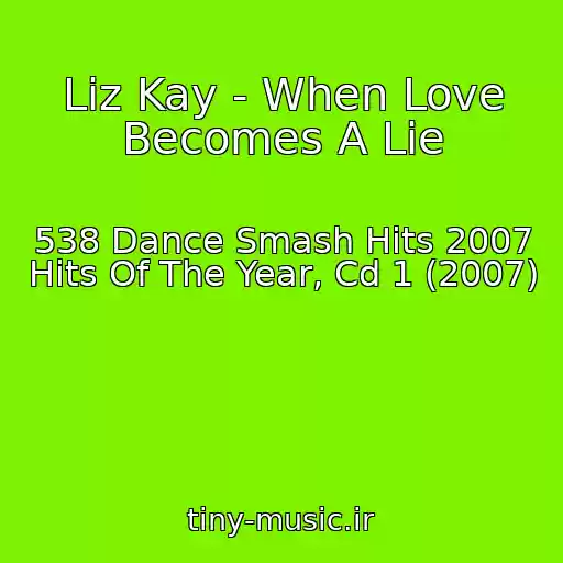 کاور آهنگ Liz Kay - When Love Becomes A Lie از 538 Dance Smash Hits 2007 Hits Of The Year, Cd 1 (2007)