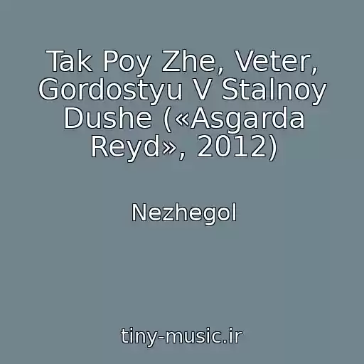 کاور آهنگ Tak Poy Zhe, Veter, Gordostyu V Stalnoy Dushe («Asgarda Reyd», 2012) از Nezhegol