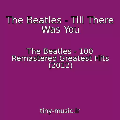 کاور آهنگ The Beatles - Till There Was You از The Beatles - 100 Remastered Greatest Hits (2012)