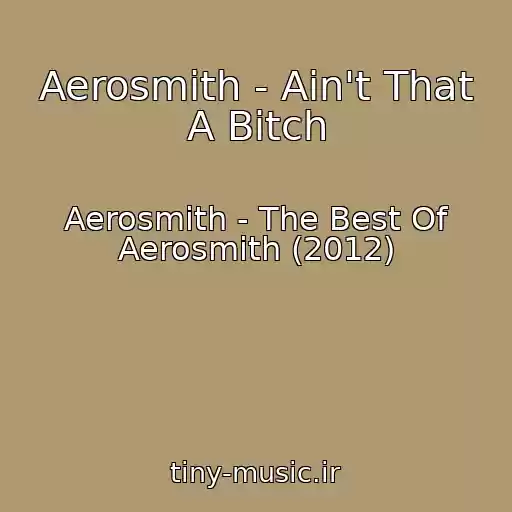 کاور آهنگ Aerosmith - Ain't That A Bitch از Aerosmith - The Best Of Aerosmith (2012)