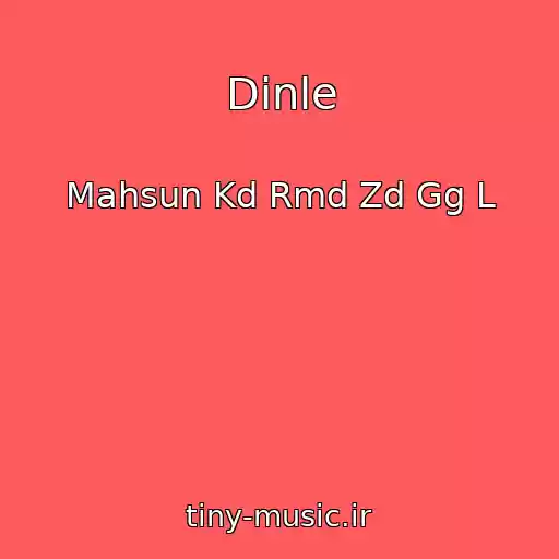 کاور آهنگ Dinle از Mahsun Kd Rmd Zd Gg L